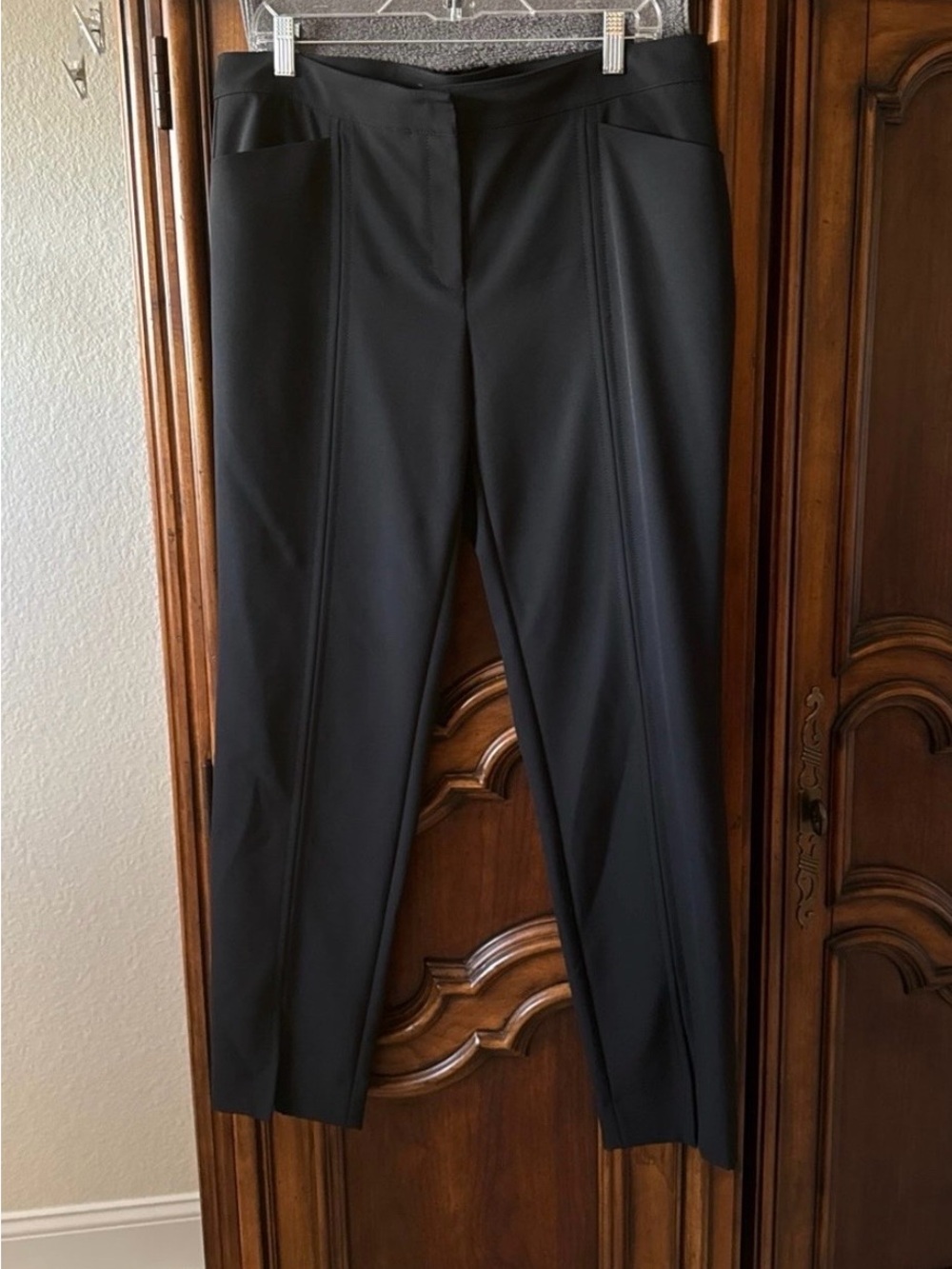 Lafayette 148 New York Waldorf Front Ankle Slit Slim Pants - size 14
